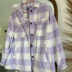 H&M Purple Shacket